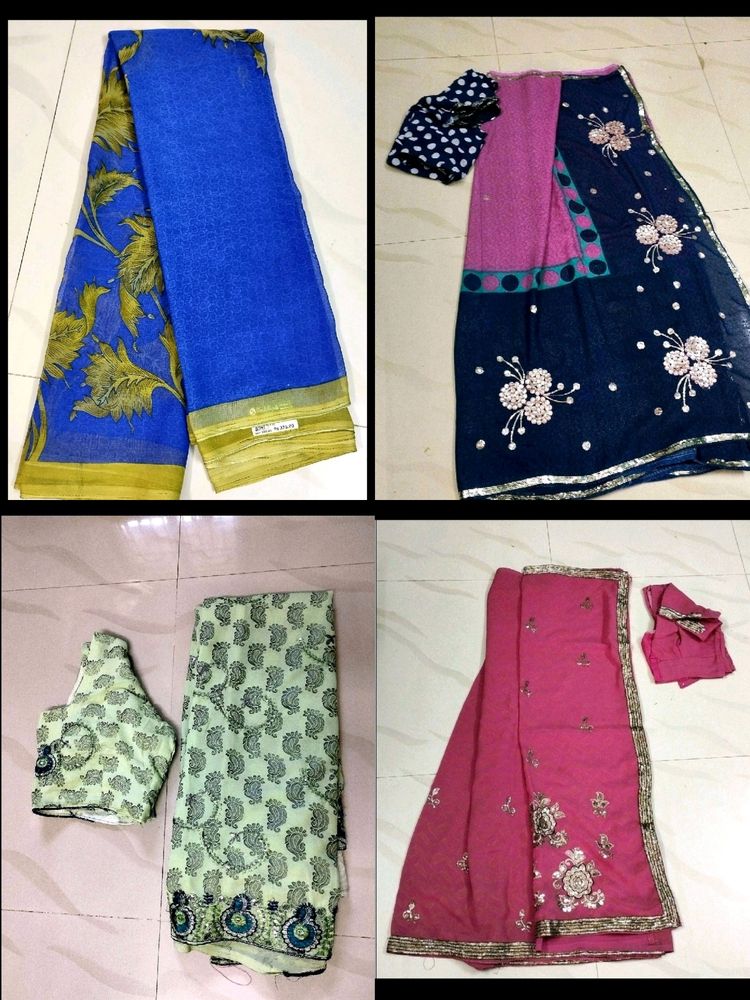 4 Combo Sarees