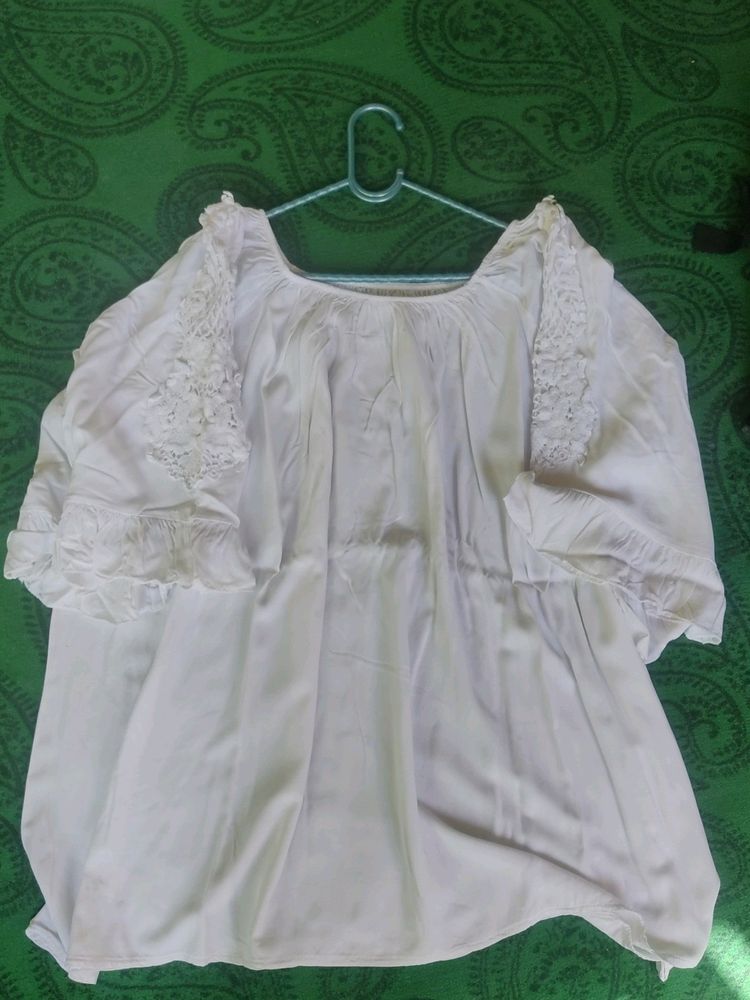 White Cotton Kurta