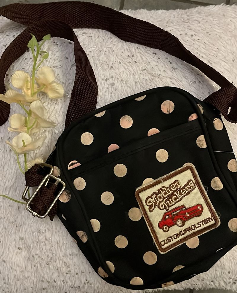 Polka Dot Sling Bag