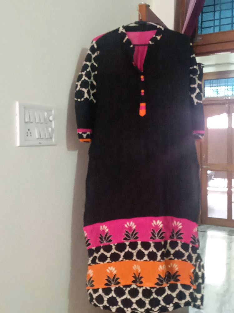 Cheapest Black Colour Kurta