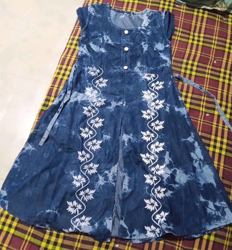 Blue Anarkali Dress