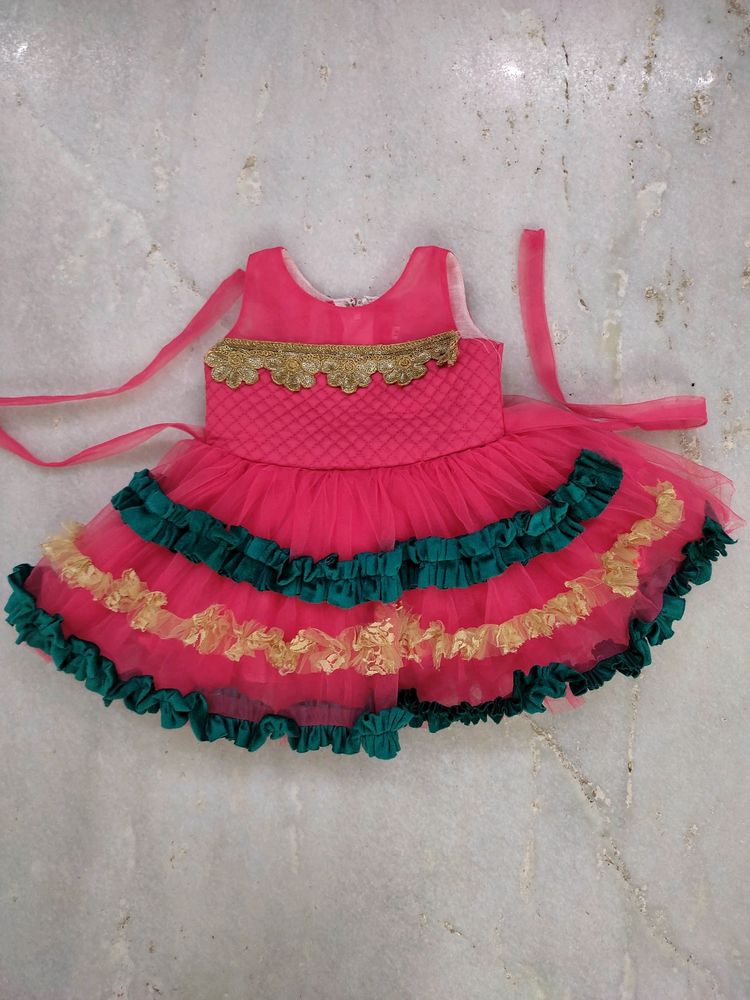 Pink Kids Frock