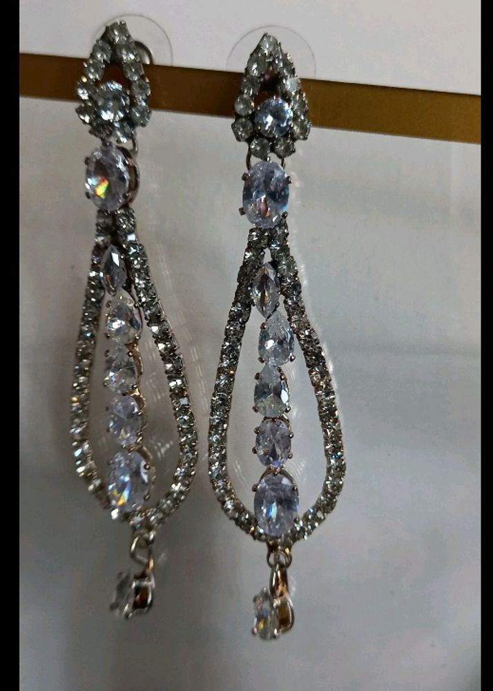 Like New AD Stone Earrings