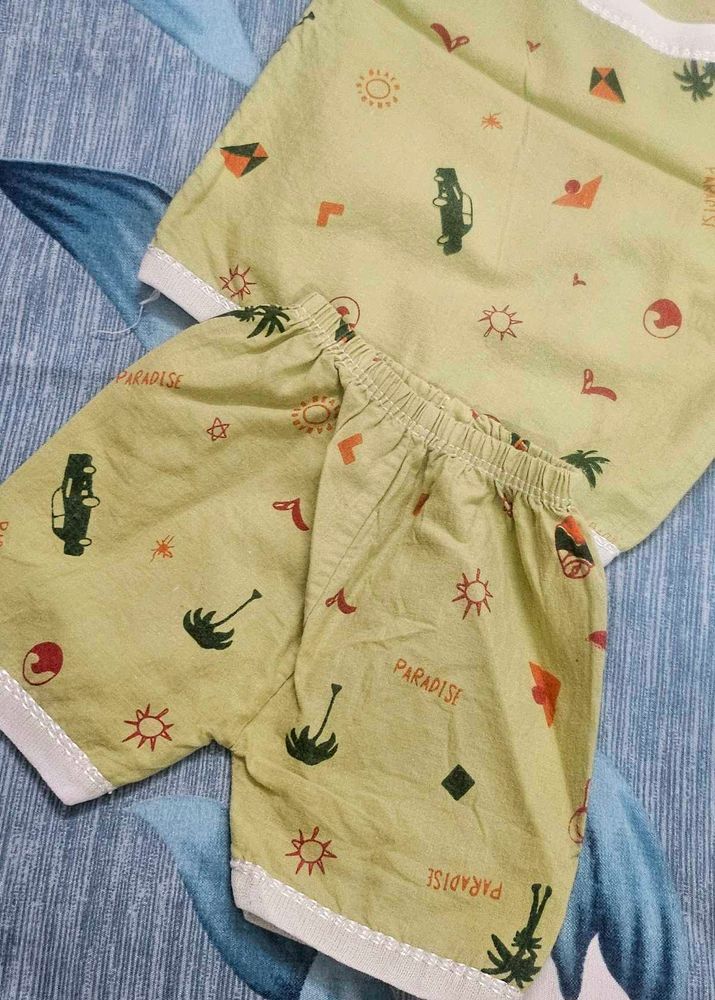 pure cotton baby suit set...