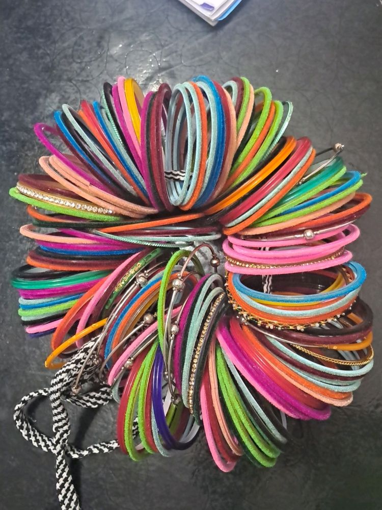 Bunch Of Colorful Bangles