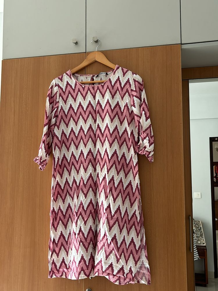 Patterned kurta by Zudio