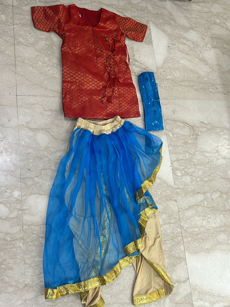 New Bharatnatyam Dress For Girls