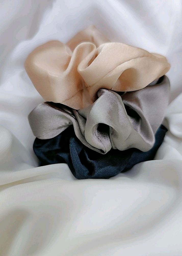 3 New Scrunchies(satin)