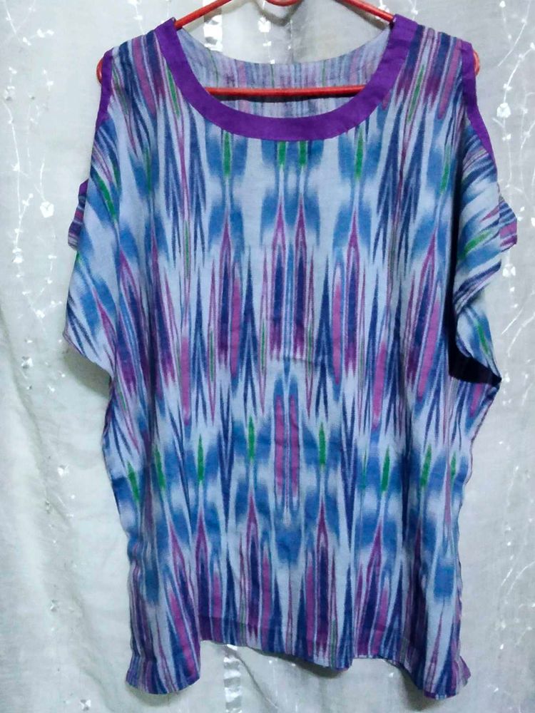 Cold Shoulder Design Cotton Top