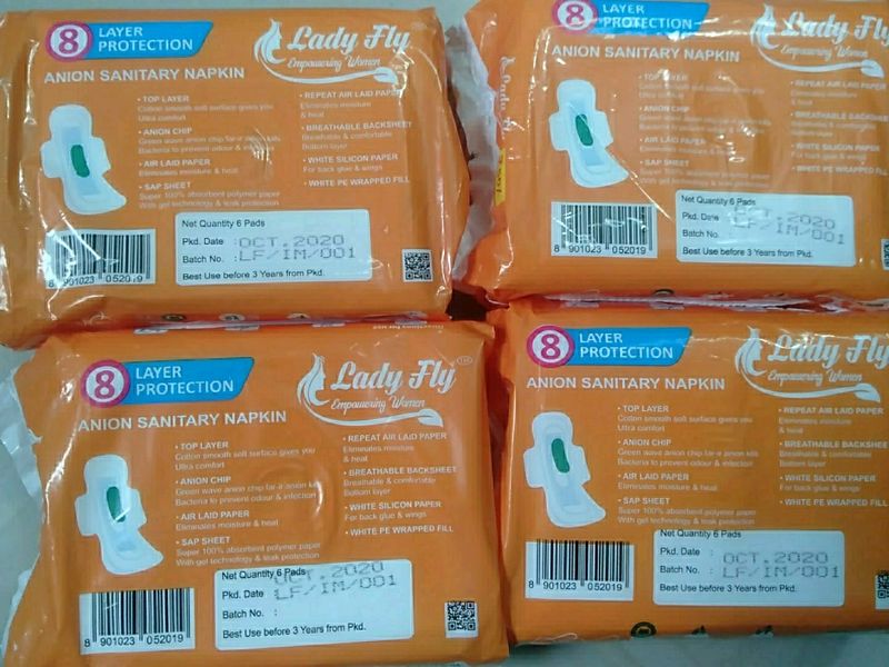 4 Pack Of Sanitary Pads