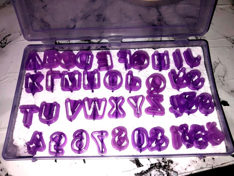 Fondent Alphabet Cutters...