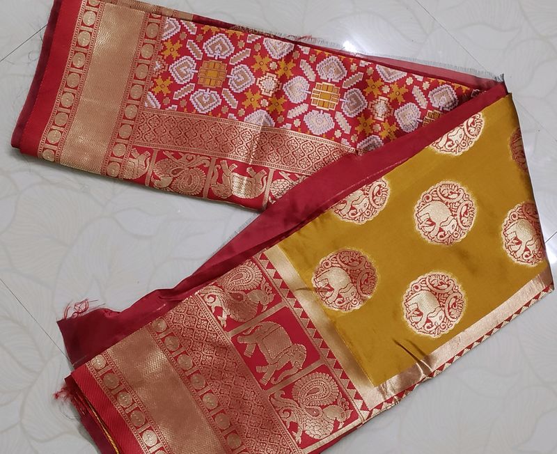 Durga Puja Special Kanjivaram Saree