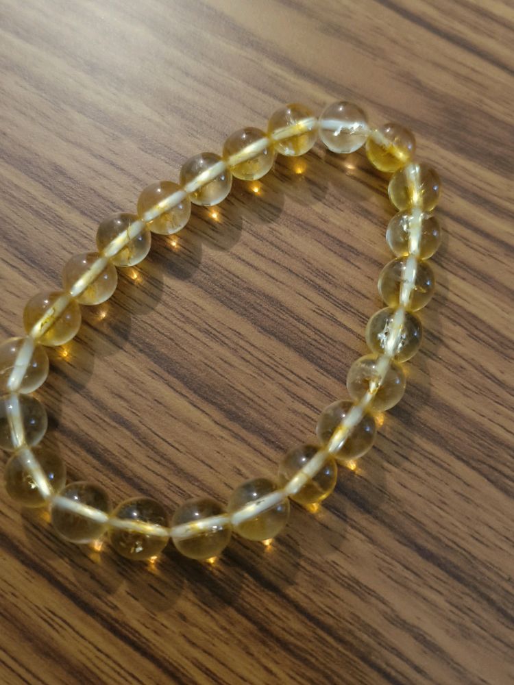 Natural Citrine Crystal Bracelet