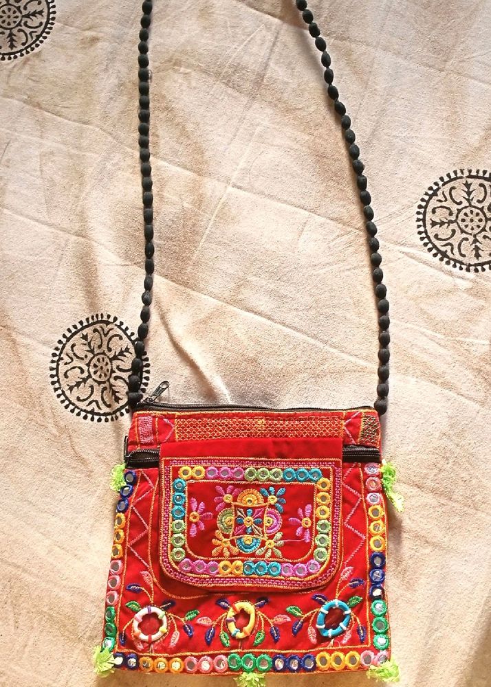 Embroidered Slingbag