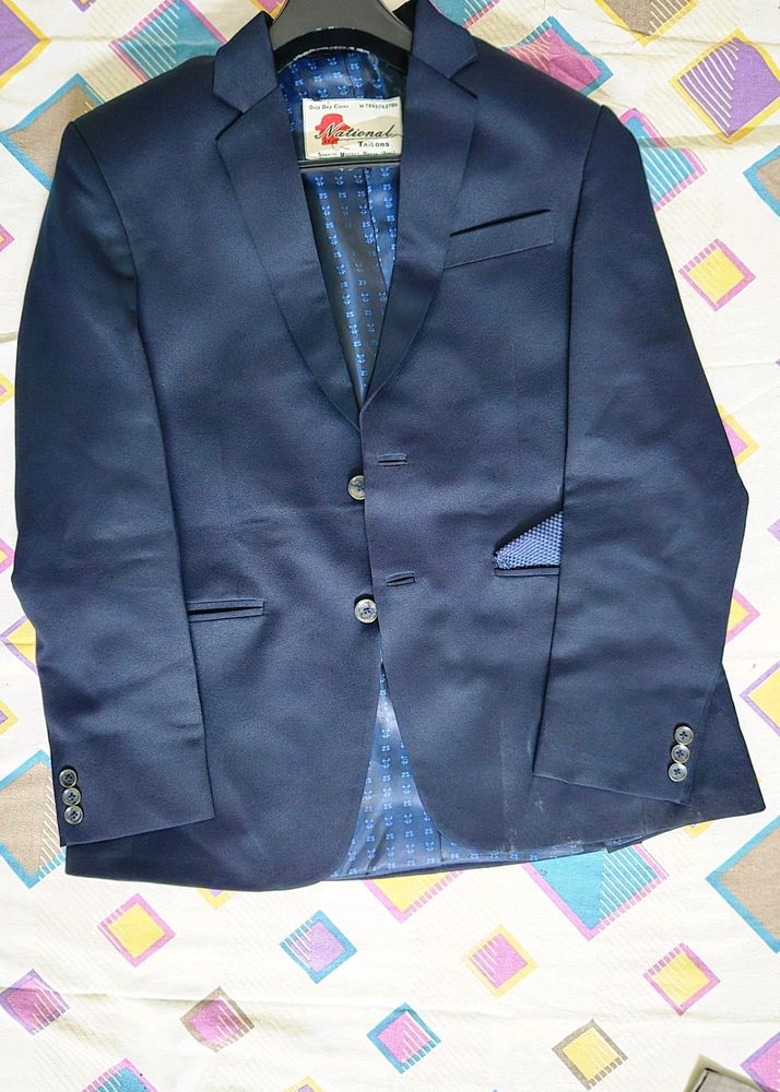 A navy blue Coat