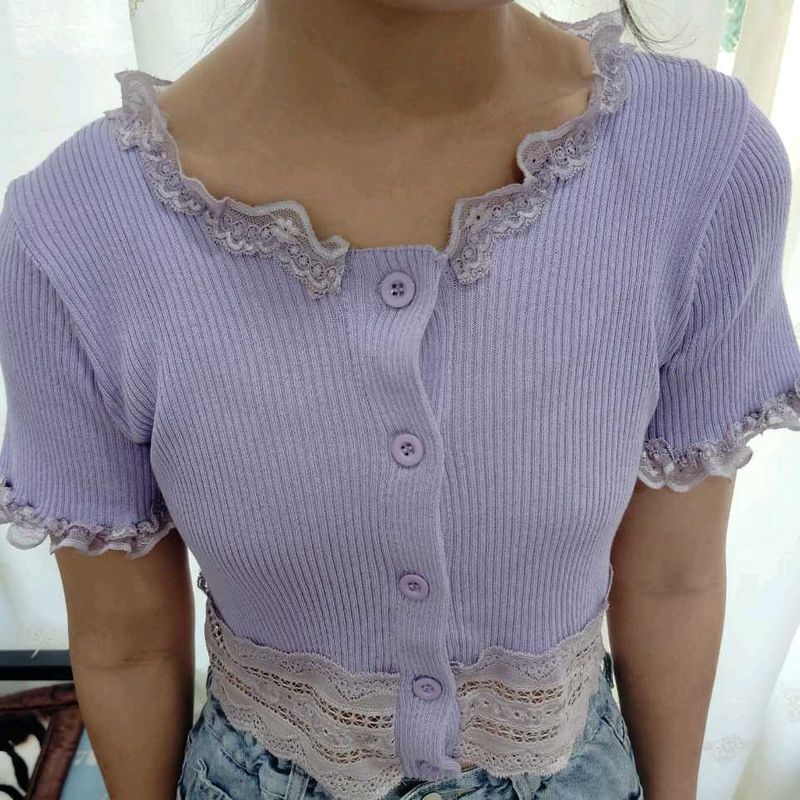 Cute Lavender Top