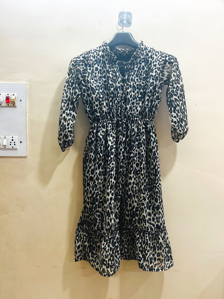 Animal Printed Beautiful Dress