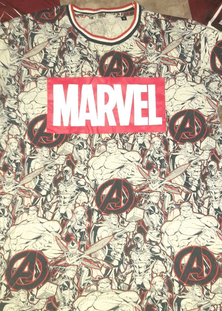 Veirdo Marvel T Shirt For Men And Boys Oversized