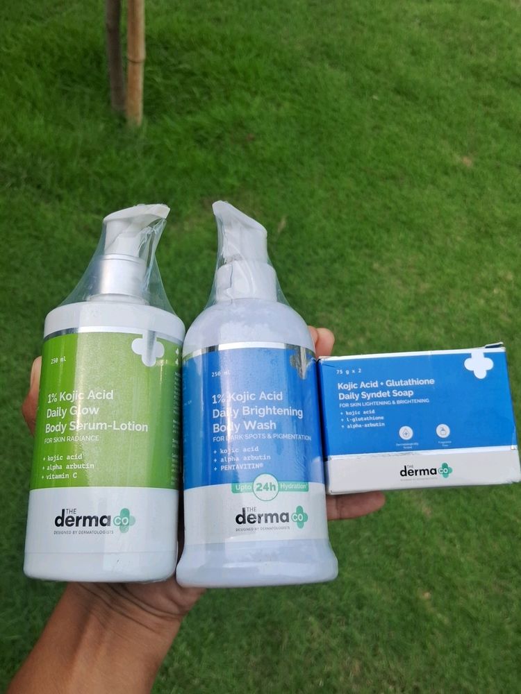 The Derma Co Combo Body Wash, Lotion And Soap