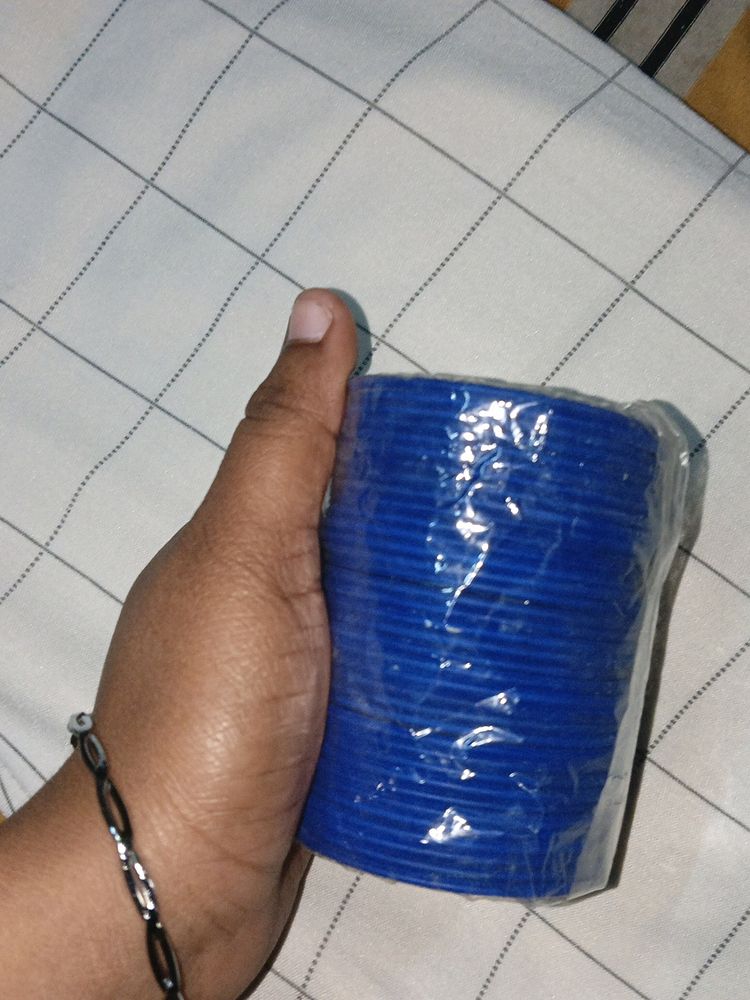 Blue Colour Made Bangles