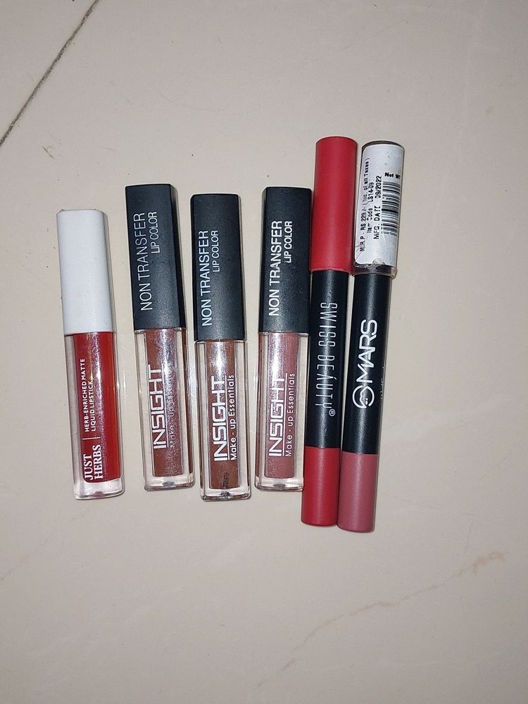 5 Lipsticks