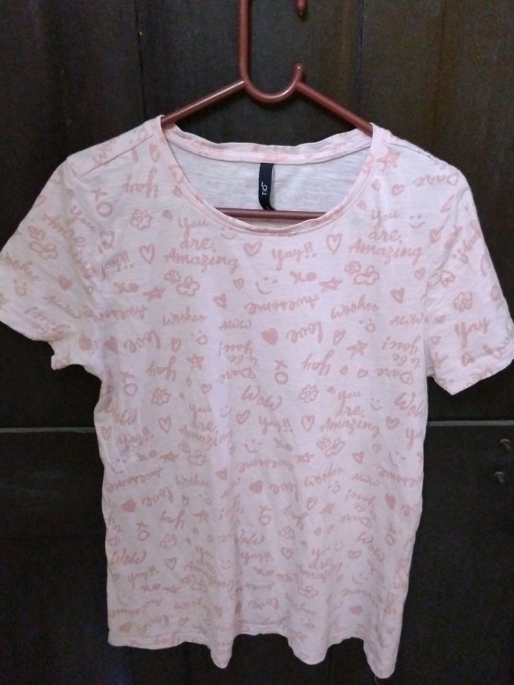 Baby Pink Tshirt. Good Condition