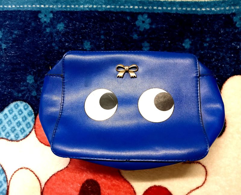 Blue Clutch Bag