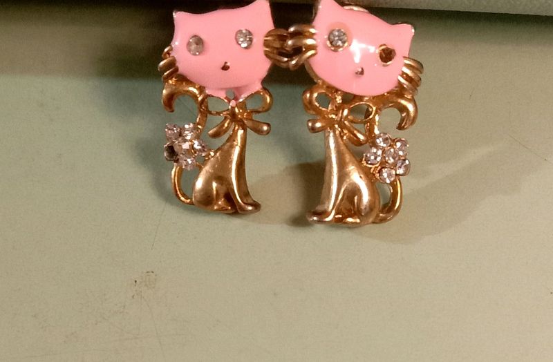 Cat Stud Earring🎀💗