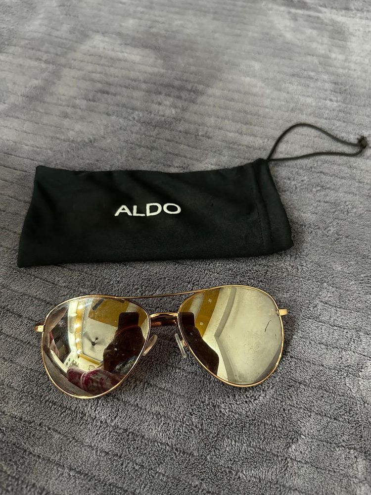 Aldo Rose Gold Pink Sunglasses