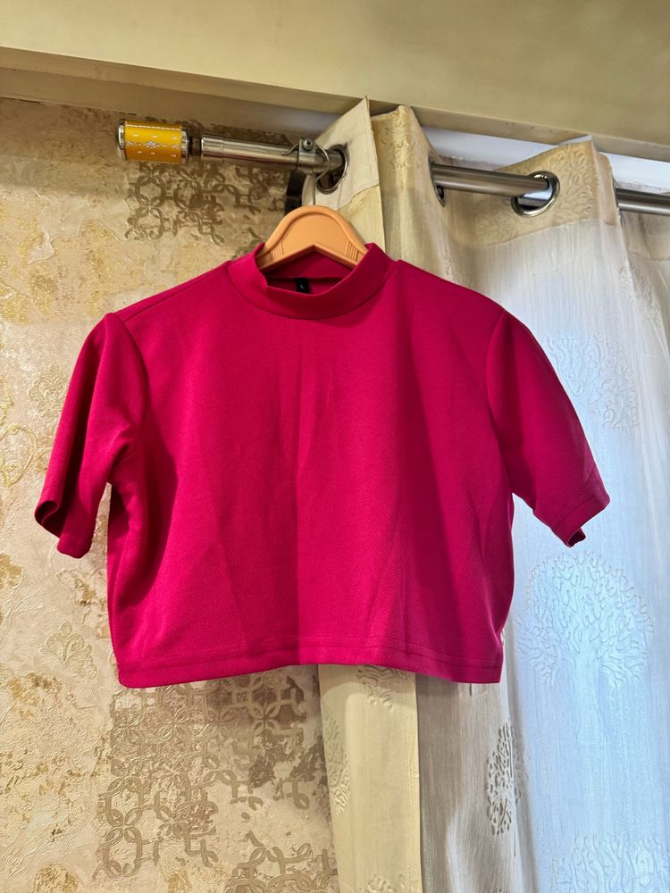 Round Neck Rose Pink Brand New Top