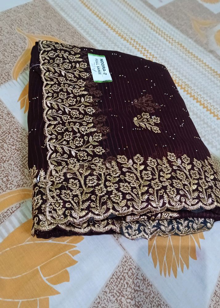 Jari Work Saree