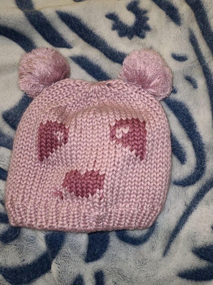 Winter Cap For 3 To 6 Months Old