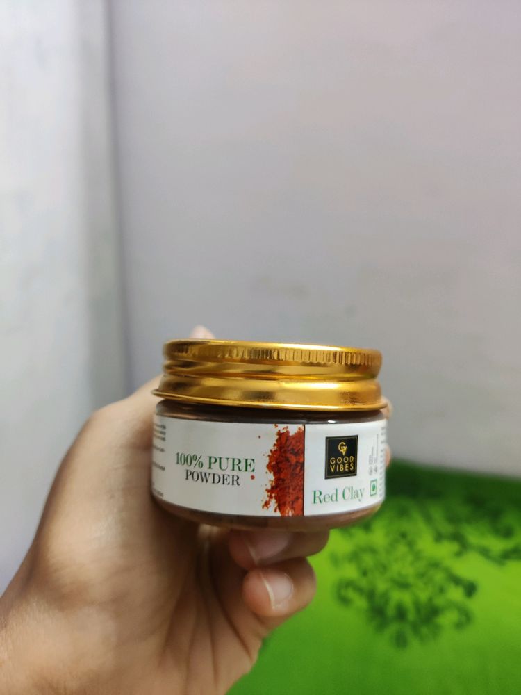 Multi-use Red Clay Face And Hair Mask