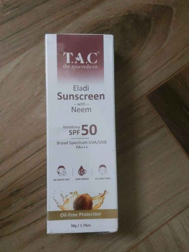 T.A.C Eladi Sunscreen, Matifying SPF 50 & PA+++