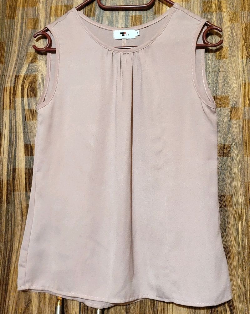 TEMT Peach Sleeveless Top