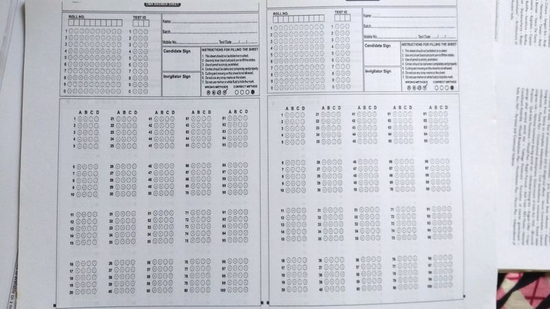 UPSC OMR sheets for practice, IIndian physical and political maps for practice, GS score UPSC syllabus in flowchart.