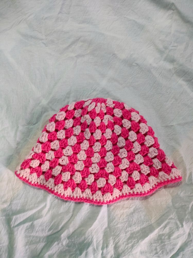 Hand Made Crochet Beautiful Bucket Hat