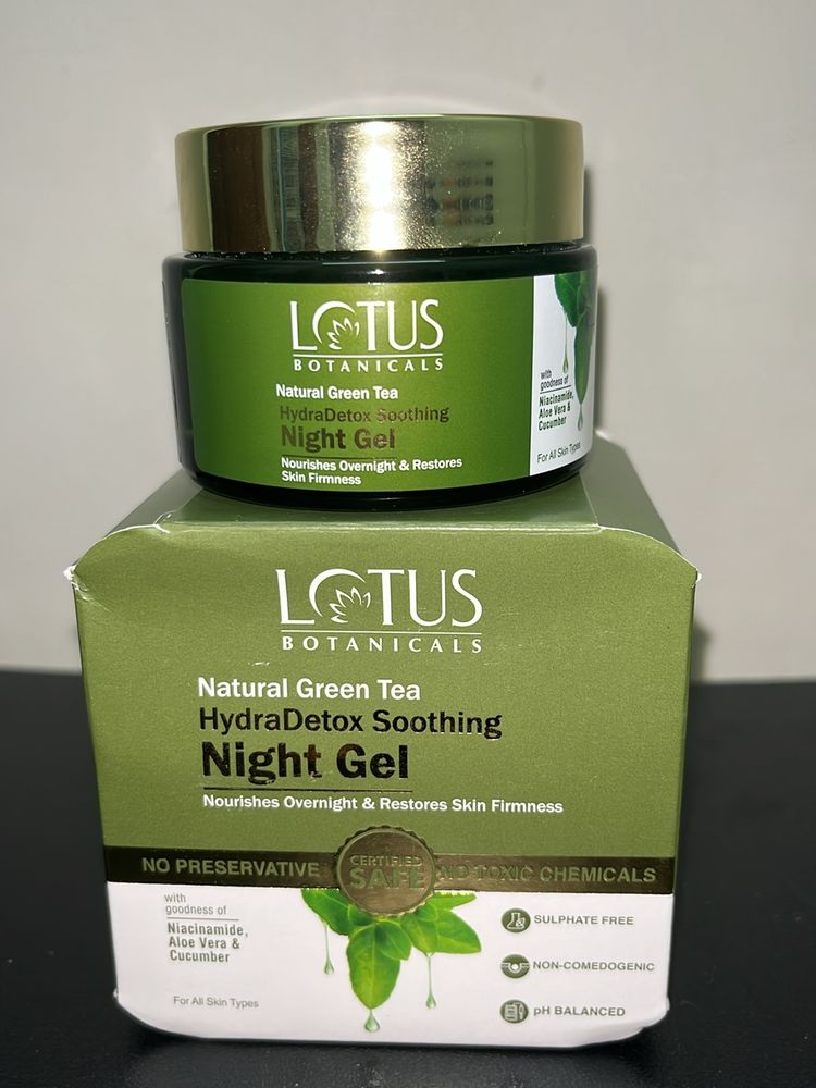 Lotus Botanicals Natural Green Tea HydraDetox Gel