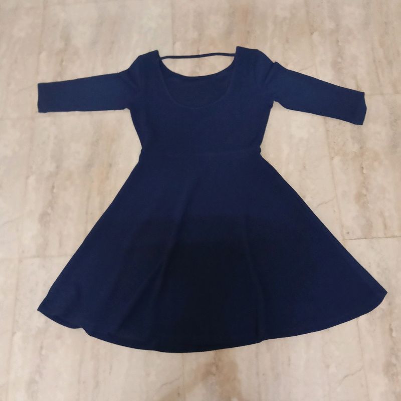 Party Wear Blue Mini Dress👗