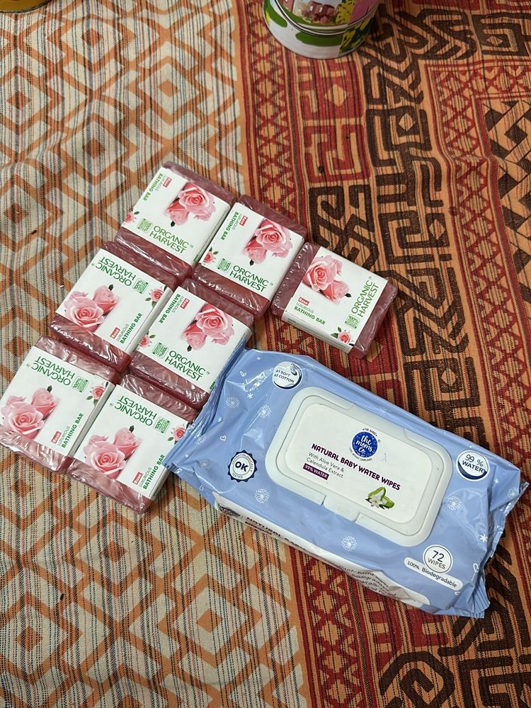 Rose Bathing Soap 7 Pieces