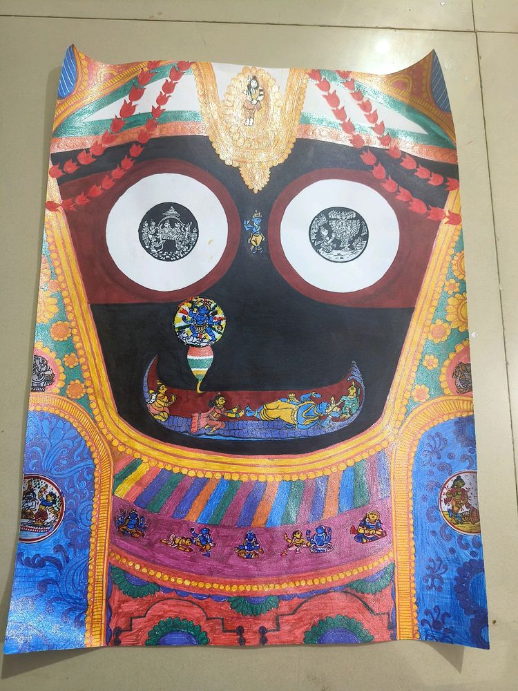 Shree Jagannath Painting With Frame