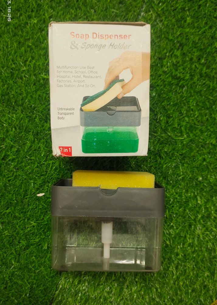 Soap Dispenser And Sponge Holder