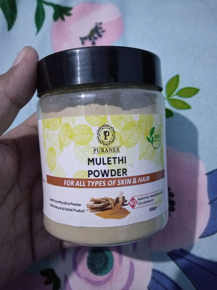 Mulethi Powder For All Type Of Skin & Hair + One Freebies