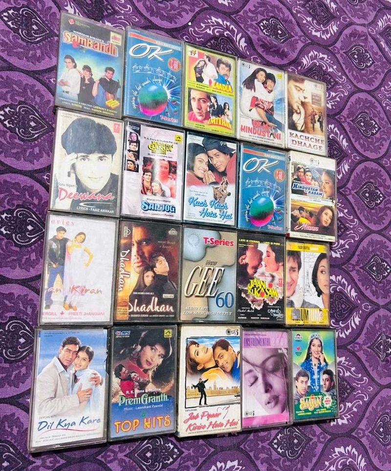 20 Cassette Tapes (Old And Rare Item)📼