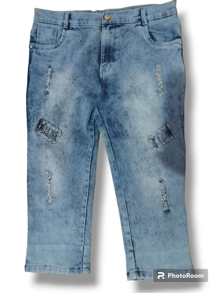 Women denim Capri