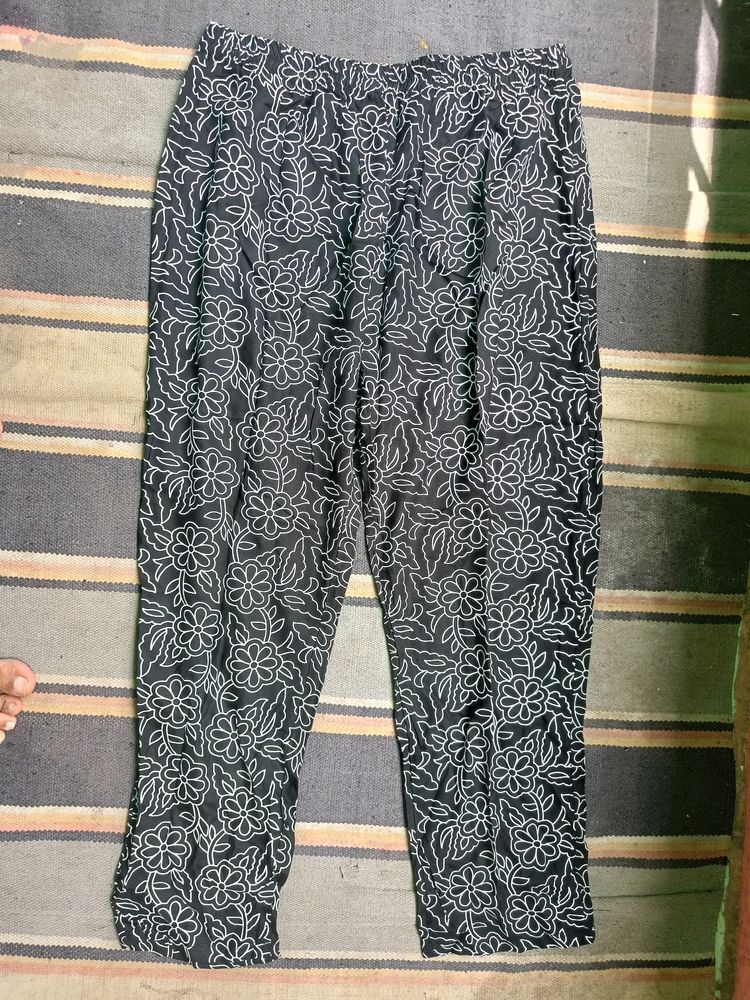 Women Cotton Printed Plazo Pant ( XL )