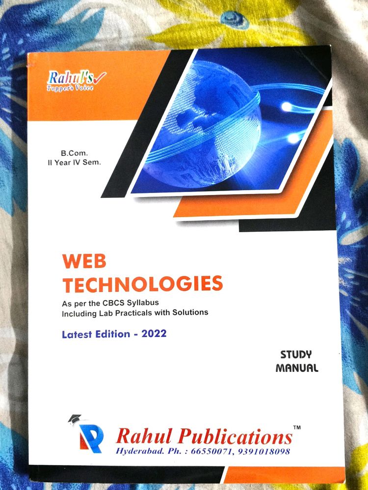 Web Technologies Material Book For B.Com 2nd Year