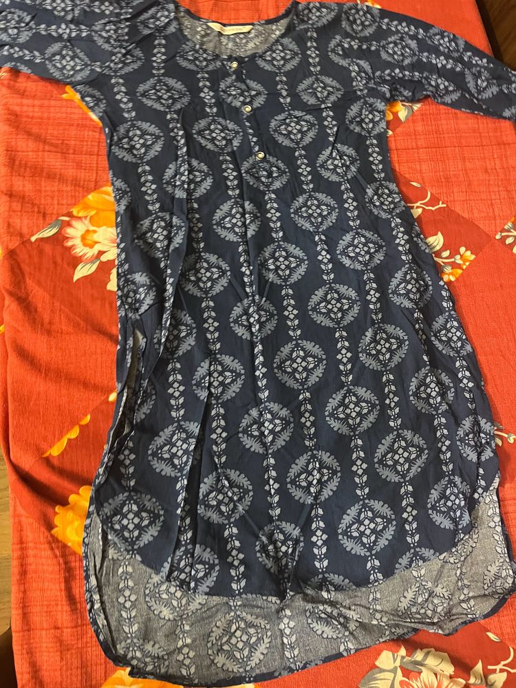 Beautiful Navy Blue Kurta