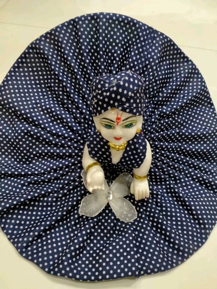 Beautiful Blue Dress With Pagdi Available For Ladoo Gopal Ji