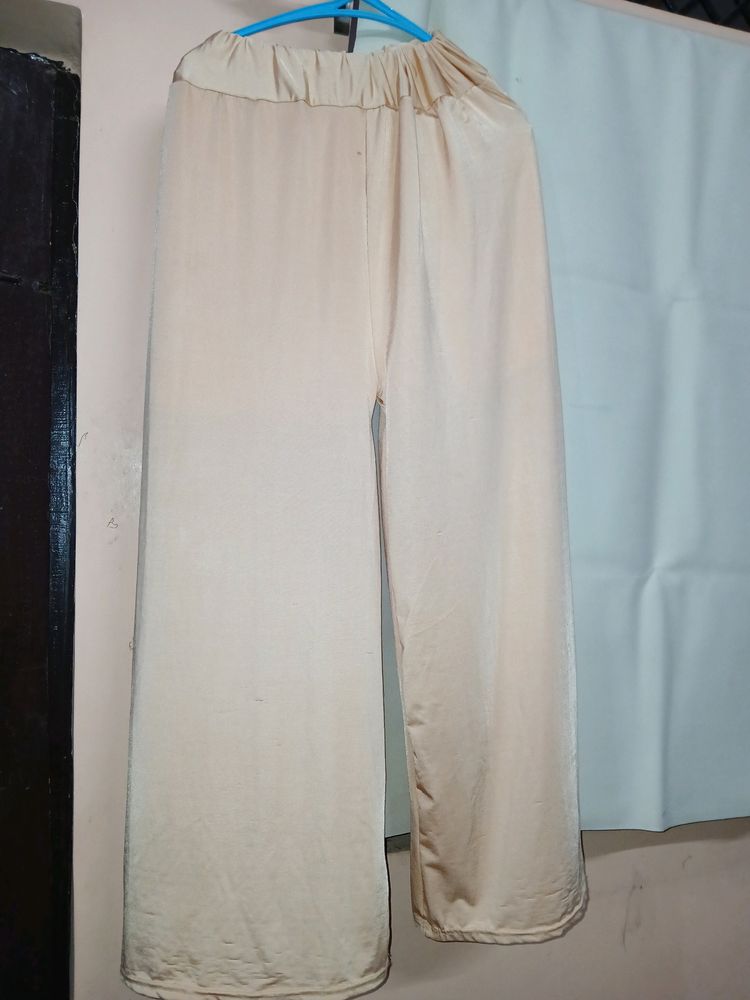 Cream Color Plazo Pant